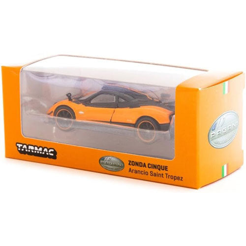 Arancio Saint Tropez Pagani Zonda Cinque 1:64 Model Car