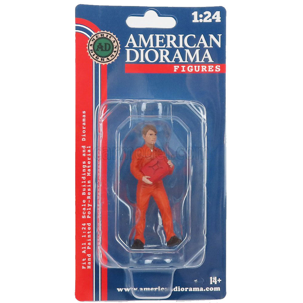 Mekaniker i uniform 1:24 Skala figur (oransje)