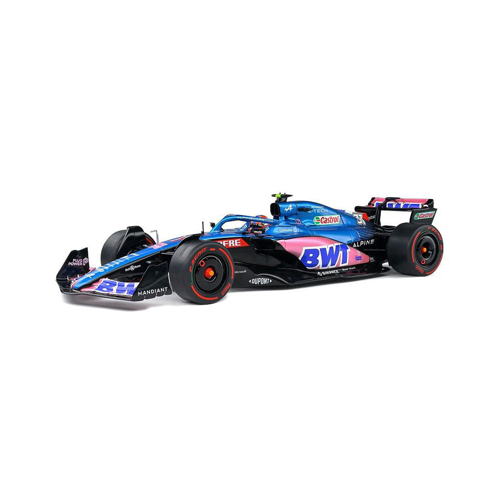 E Ocon Alpine A522 GP 2022 1/18 Skala modell