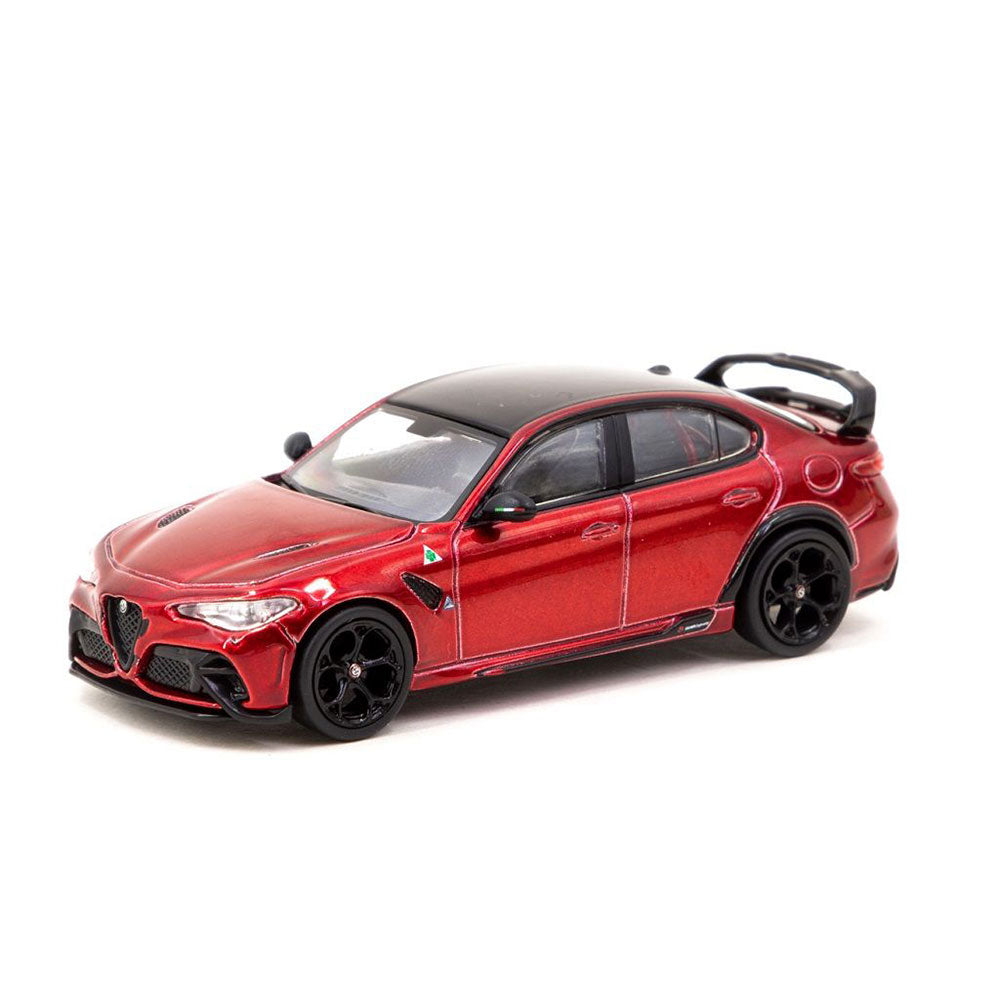 Alfa Romeo Giulia 1/64 skalamodel (Metallic Red)