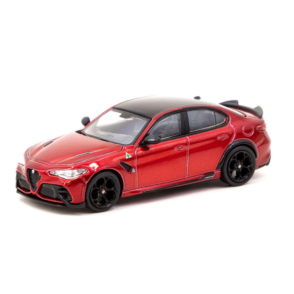 Alfa Romeo Giulia 1/64 skala modell (Metallic Red)