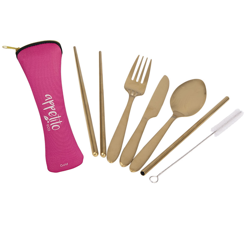 Appetito S/Steel Traveler's bestek set