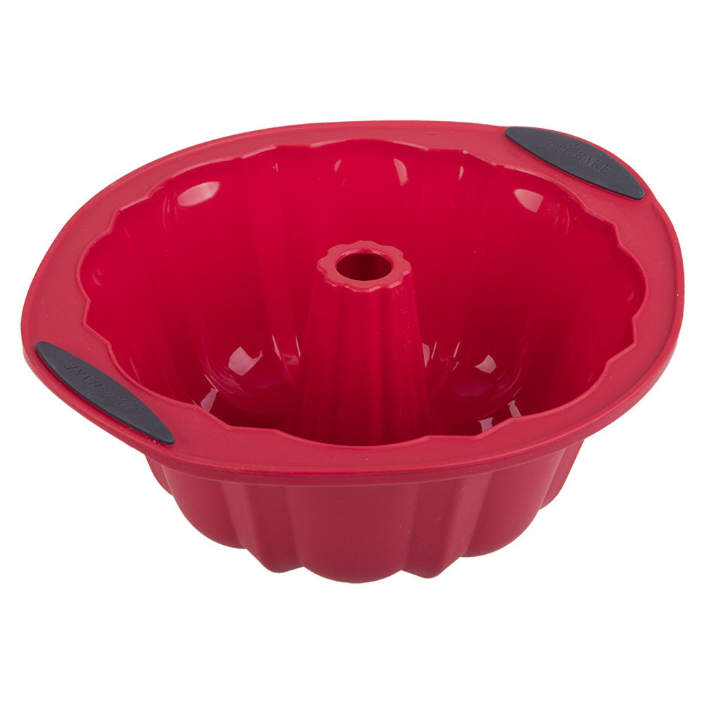 Daily Bake Silicone Bundt Cake Pan 24.5cm (Red)