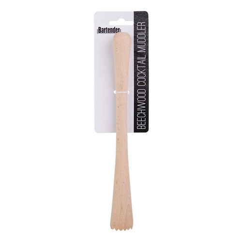 Bartender Beechwood Cocktail Muddler 25cm