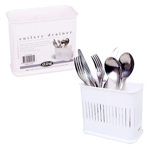 D.Line Plastic Cutlery Drainer (White)