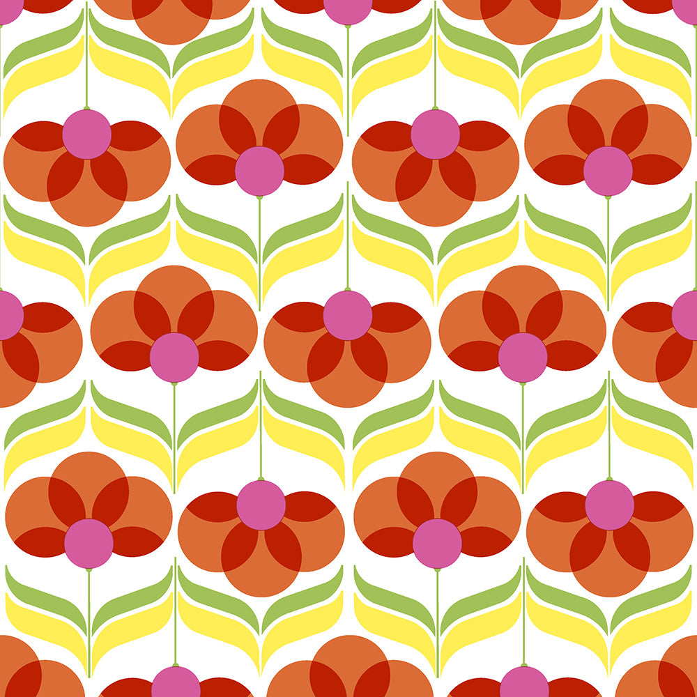 Papper+Design Luncheon Servetter (Geo Flowers)