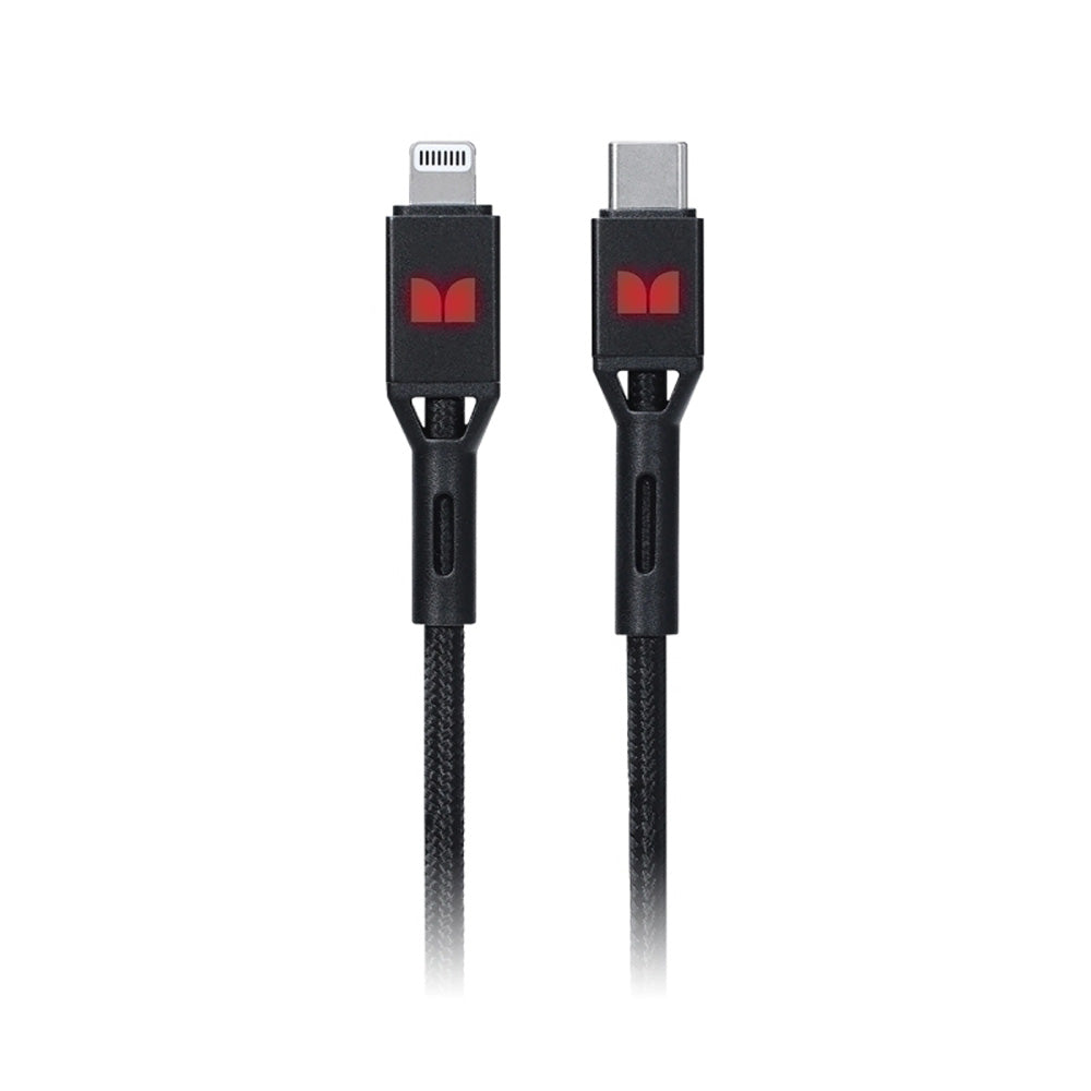 Monster Lightning a USB-C Cable trenzado 1.2m