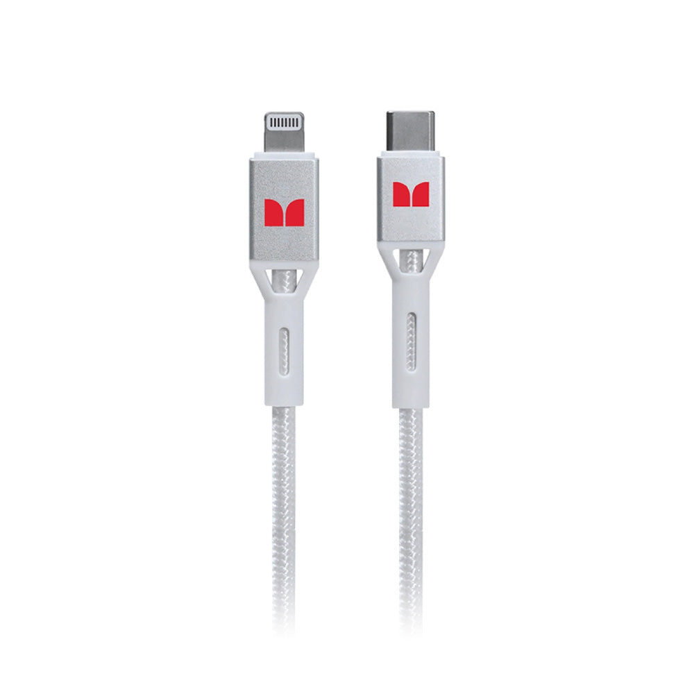 Monster lyn til USB-C flettet kabel 1,2m