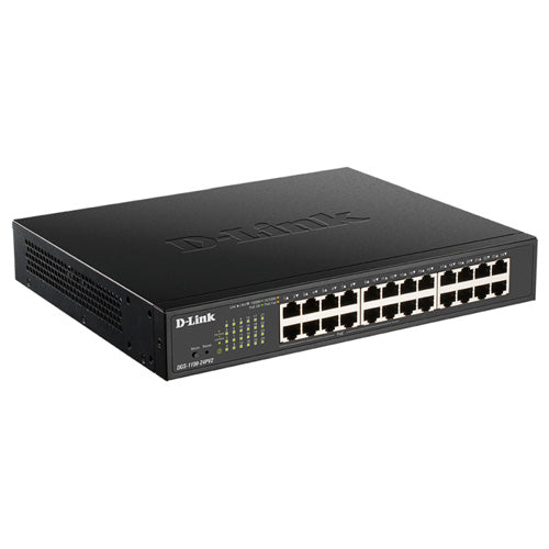 D-Link 24-Port Gigabit Smart Managed Switch w/ 12 PoE Ports