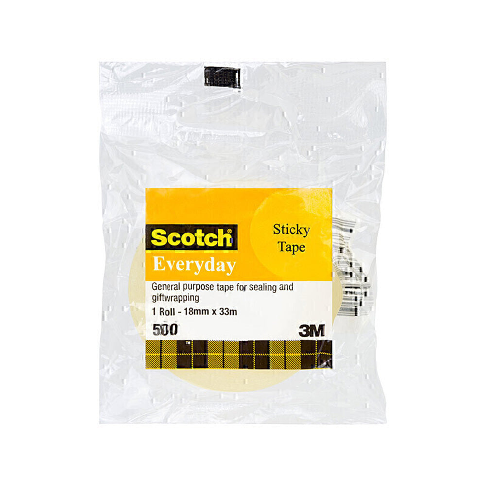 Scotch Sticky Tape 18mm (låda med 8)