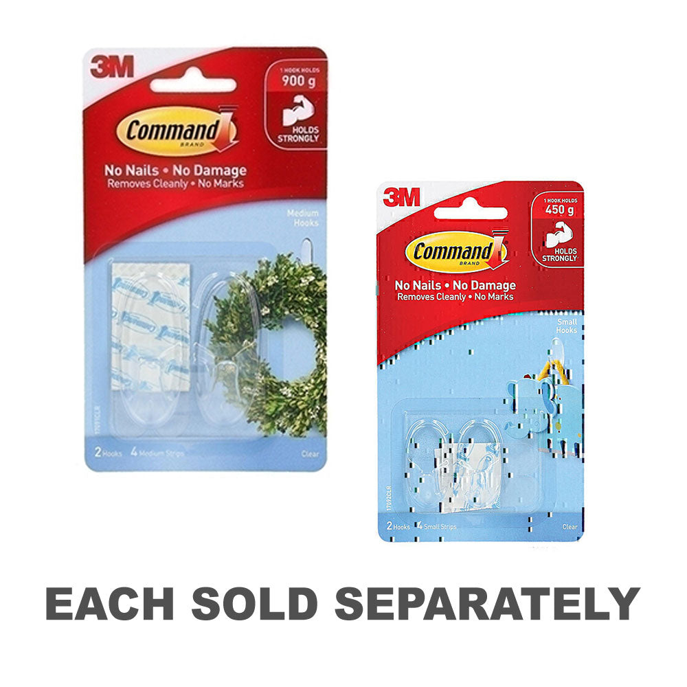 Command Clear Hooks 2pk (Box of 6)