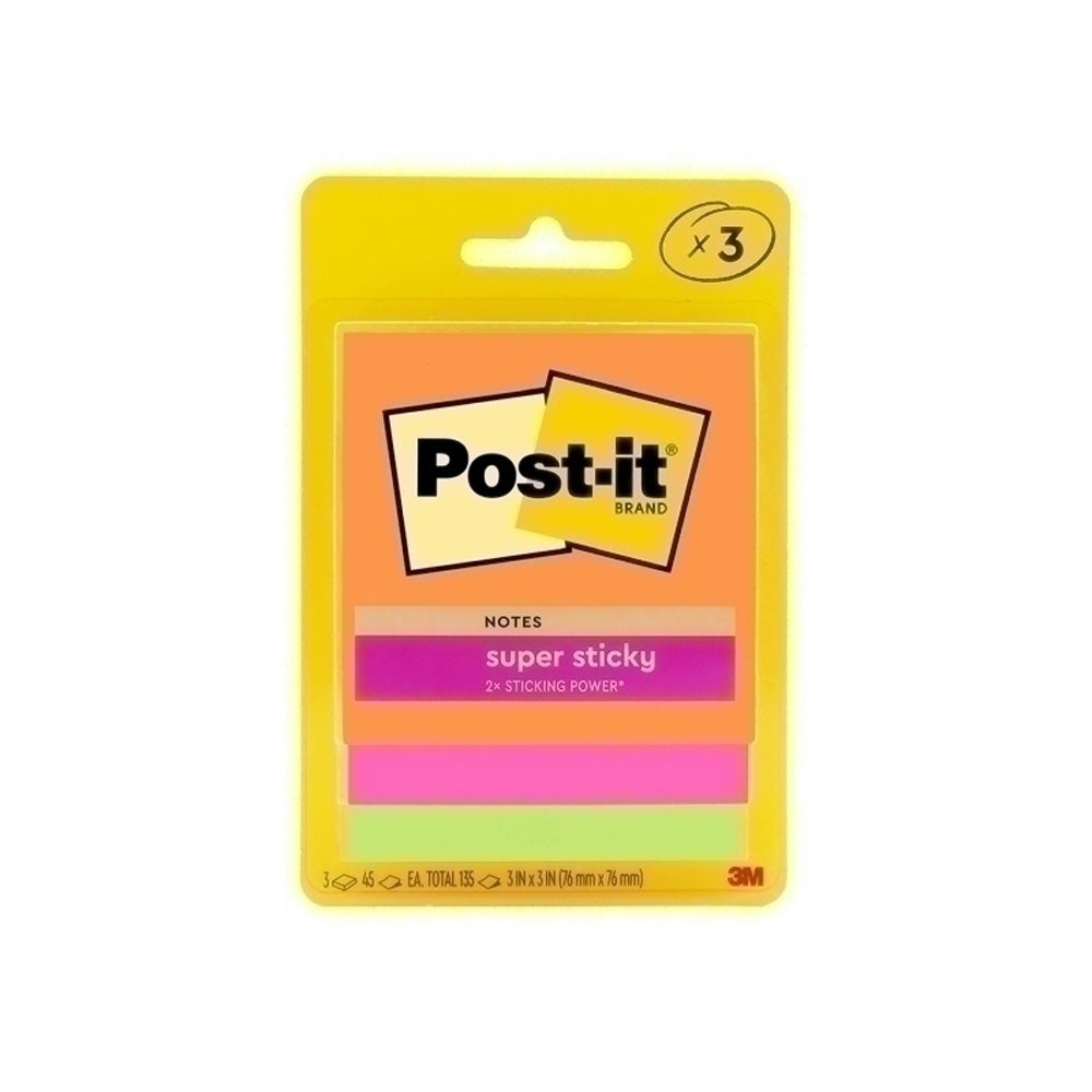 Notes post-it super collantes (3x3in)