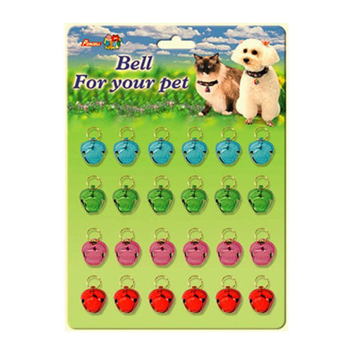 Percell Card Cat Round Bells 24pcs