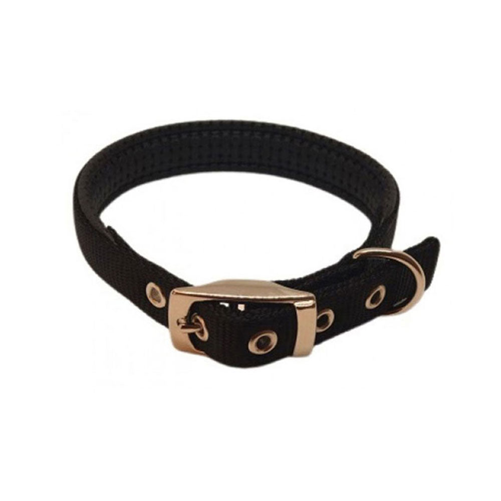 Collar acolchado de nylon (negro)