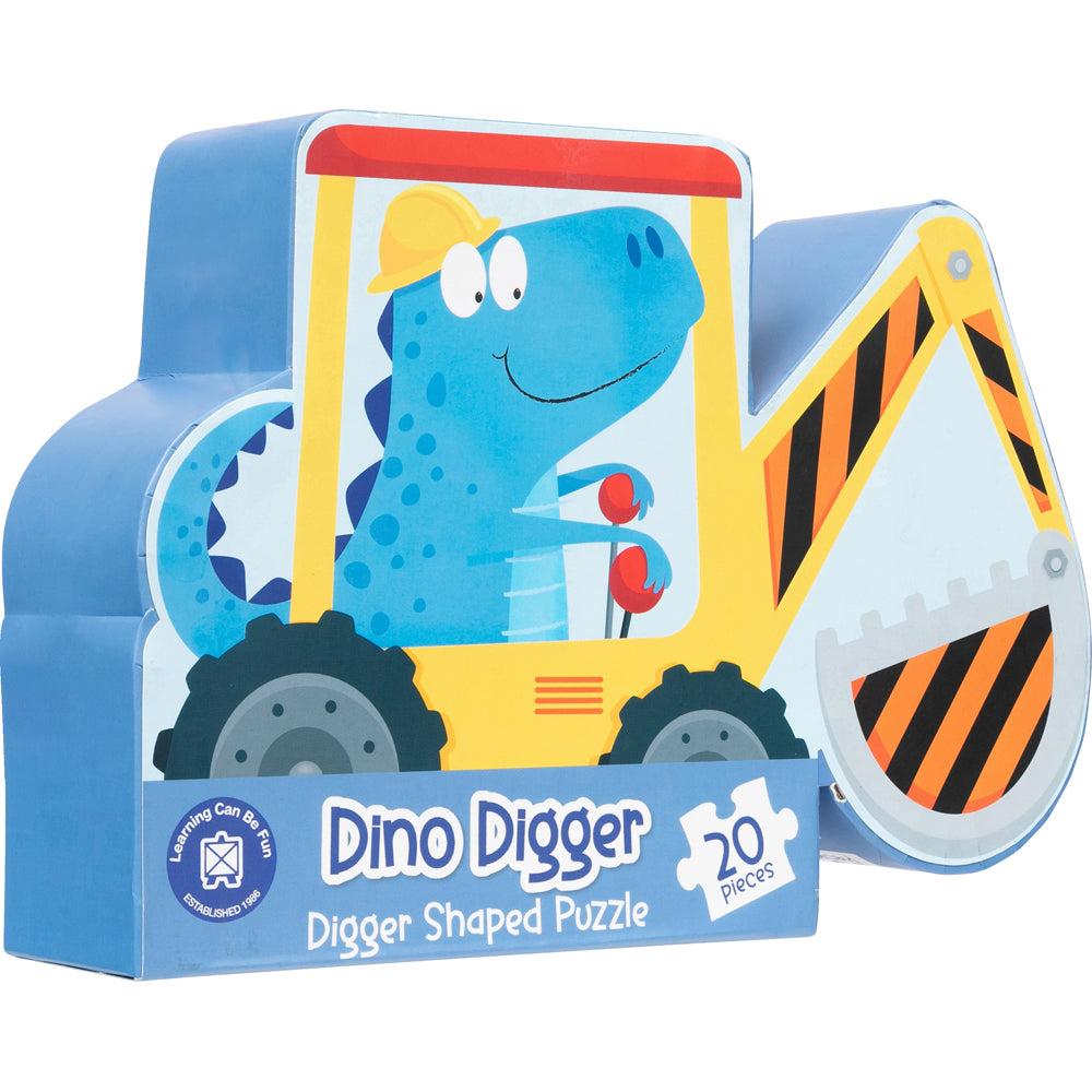 Learning Can Be Fun Dino Digger: Digger Shaped Puzzle