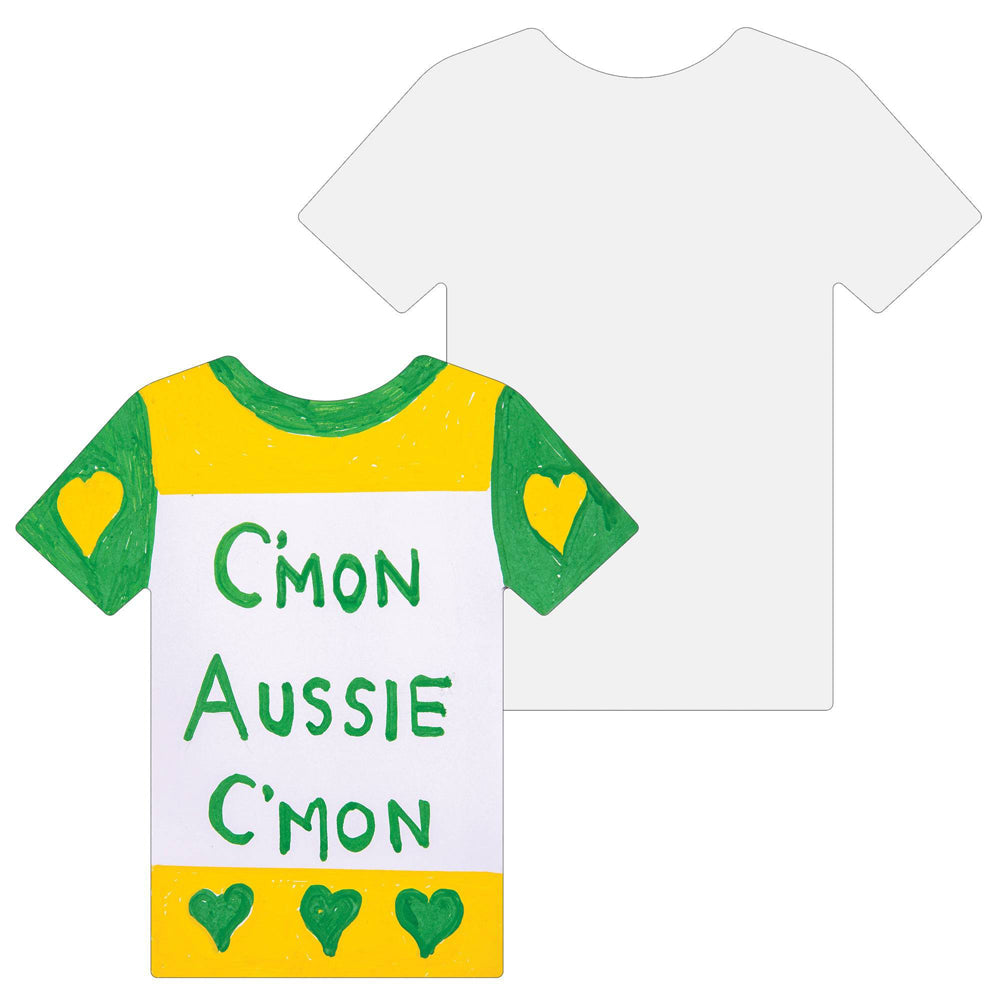 Cardboard T-Shirt Shape 20pk