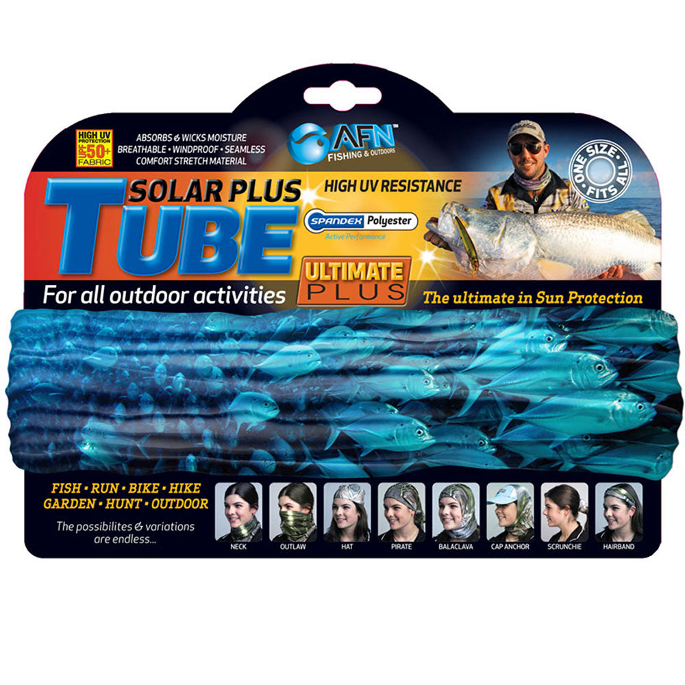 Solar Plus Tube with School Fish Print