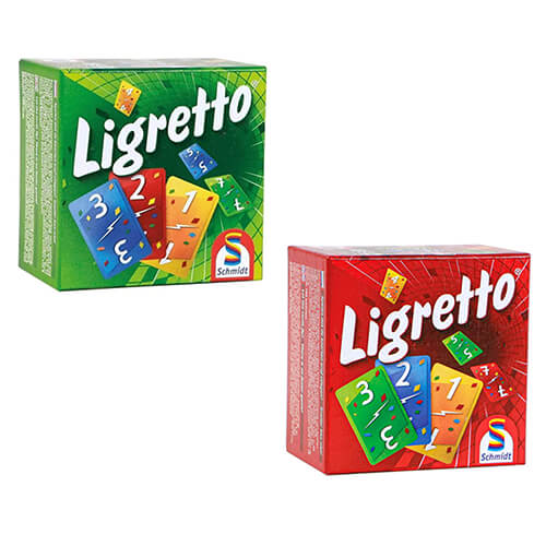 Conjunto de cartas colorido Ligretto