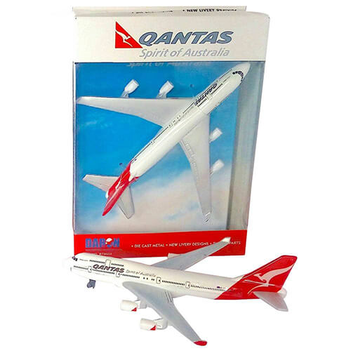 REALTOY QANTAS B747 Single Plane Aircraft Model