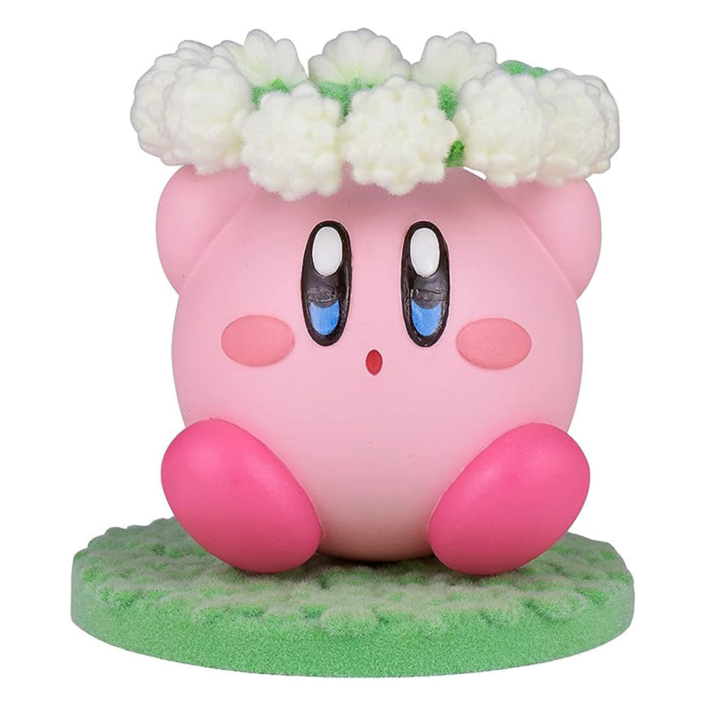 Kirby Fluffy Stupy Mine Play in the Flower Figure