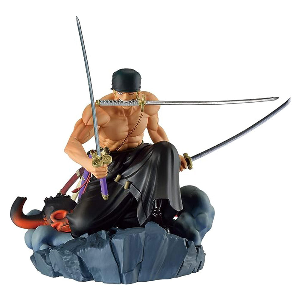 Banpresto et stykke dioramatisk roronoa -figur