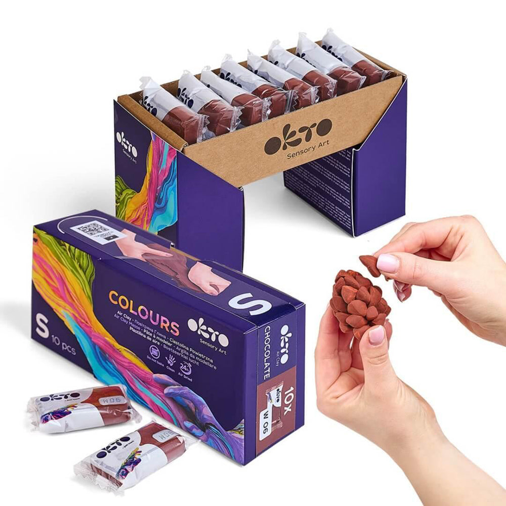 Sensory Art Air Clay Colours S 10pcs