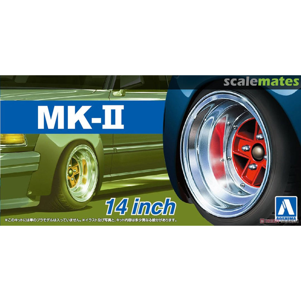 Mark II 14" Wheel Set 1/24 Scale Model