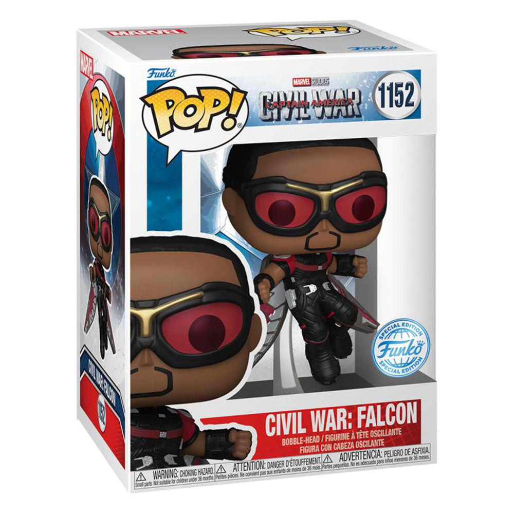 Captain America: Civil War Falcon US Build-A-Scene Pop! Vnyl