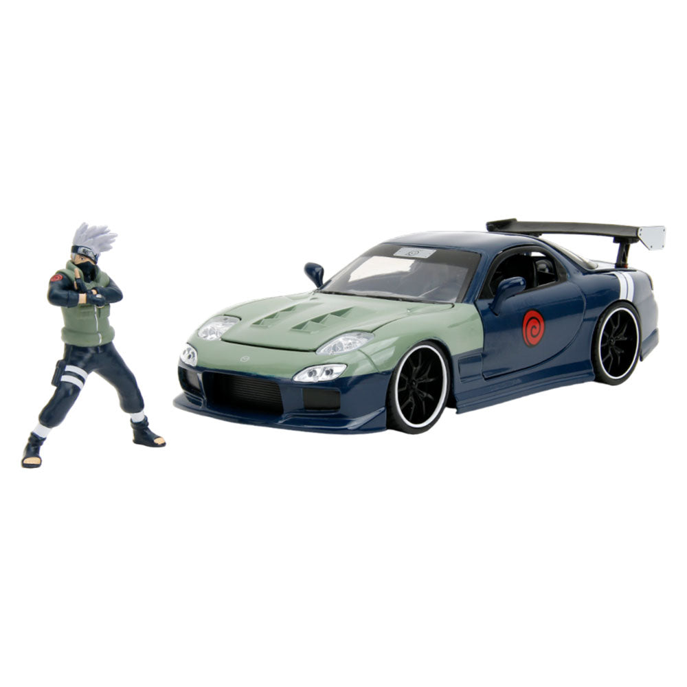 Naruto Mazda RX-7 With Kakashi Figure 1:24 Scale Vehicle