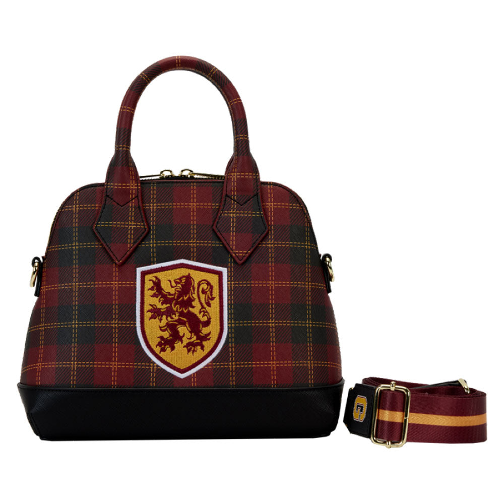 Hogwarts House Patch varsity plaid crossbody taske