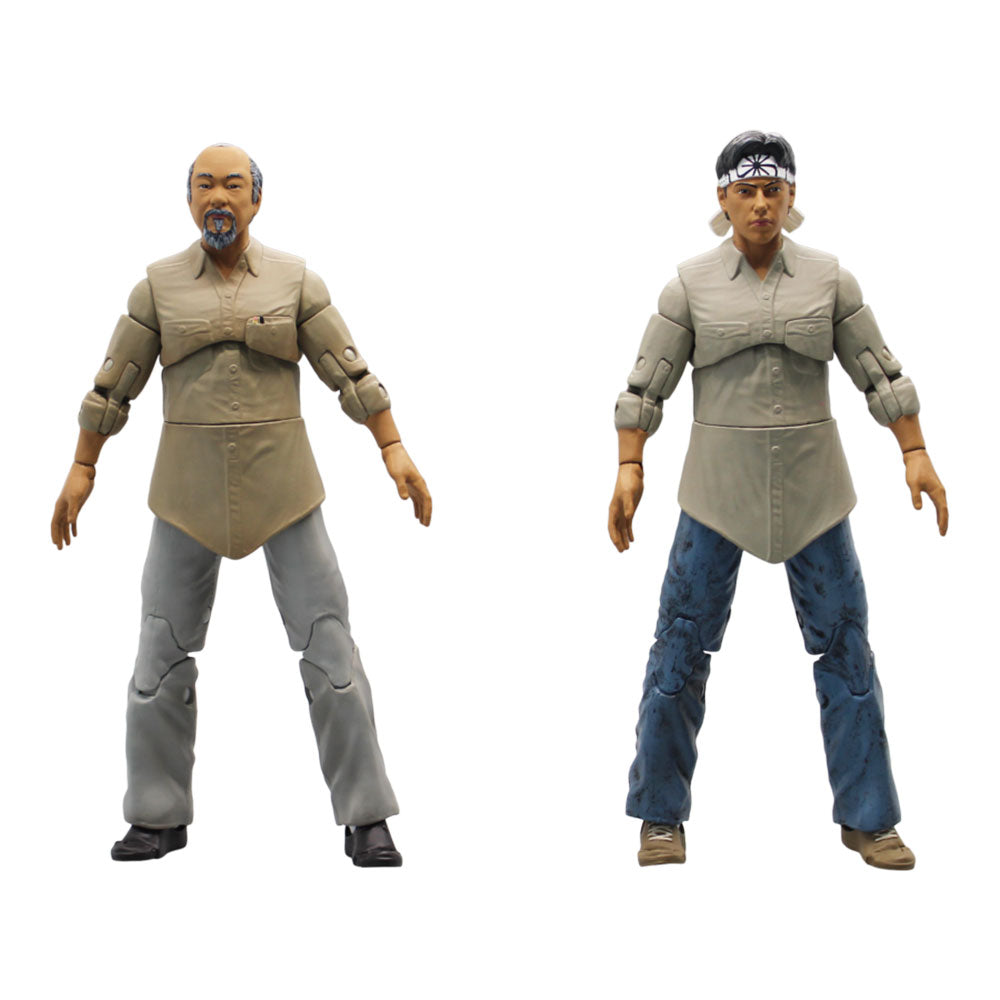 Karate Kid Mr. Miyagi & Daniel Larusso Miyagi-Do Figure Set