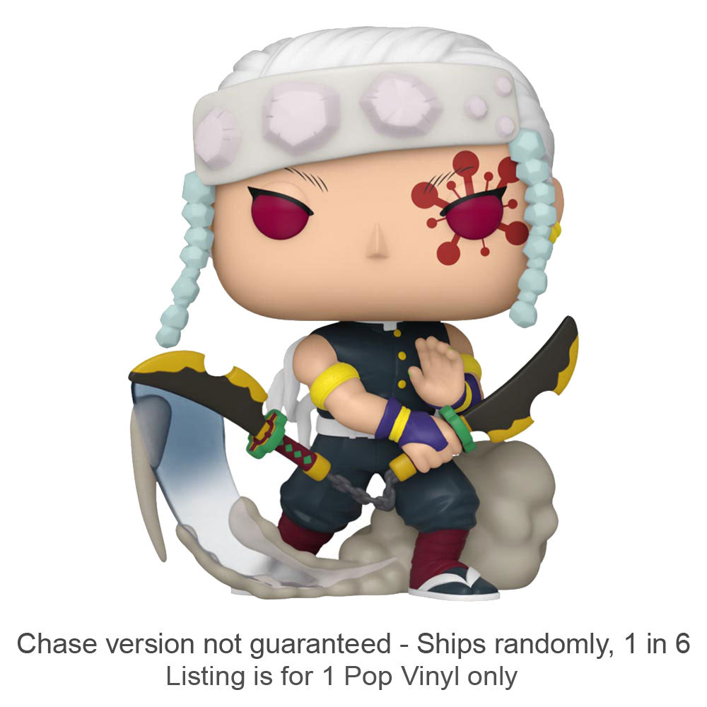 Demon Slayer Tengen Uzui Pop! Vinyl Chase Ships 1 in 6