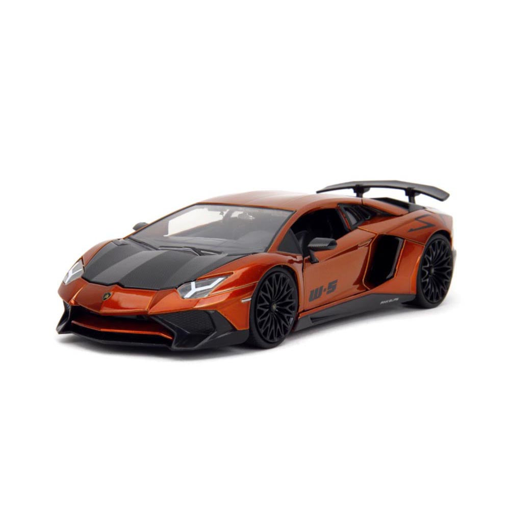 Rosa glipper Lamborghini Aventador SV 1:24 kjøretøy