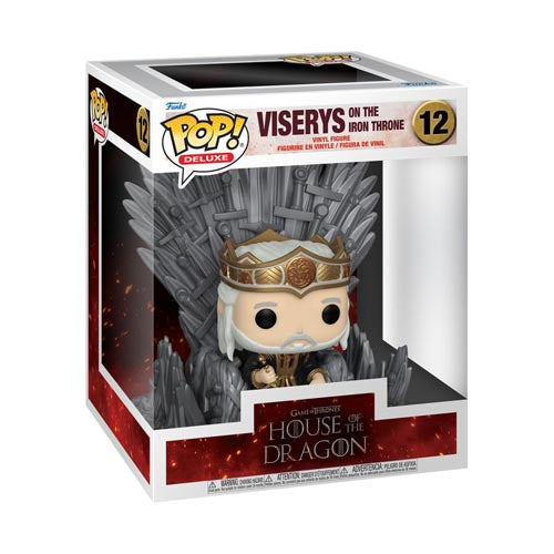 House of the Dragon Viserys on Throne Pop! Deluxe