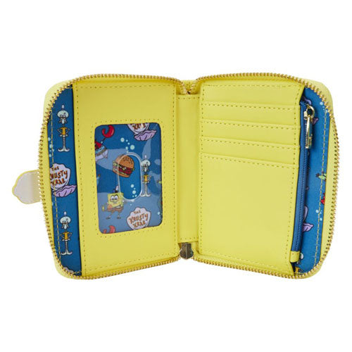 Spongebob Squarepants 25th Anniv Spongebob Zip Around Wallet