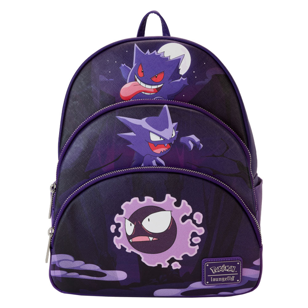 Pokemon Gengar Evolution Triple Pocket Backpack