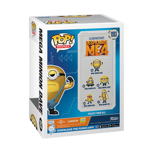 Despicable Me 4 Super Dave Pop! Vinyl