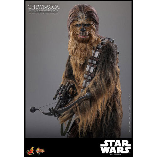 Star Wars Chewbacca with Disassembled C-3PO 1:6 Scale Figure