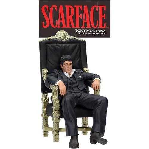 Scarface Tony Montana in Chair 7" Action Figure