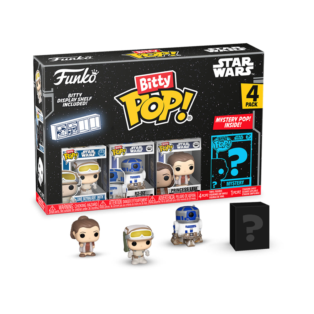 Star Wars Luke Skywalker (Hoth) Bitty Pop! 4-Pack