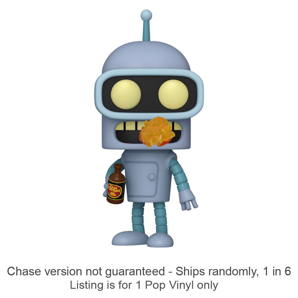 Futurama Bender US Exclusive Pop! Vinyl Chase Ships 1 in 6