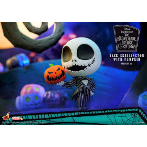 TNBC Jack Skellington with Pumpkin Cosbaby