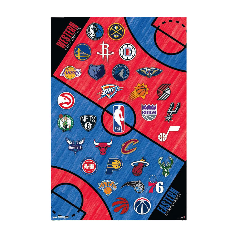 Plakat logosu ligi NBA