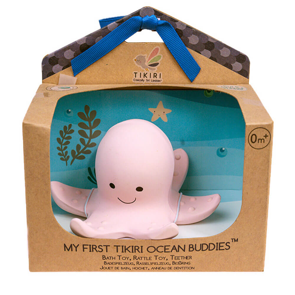 Rubber Ocean Buddy Rattle & Bath Toy (en boîte)