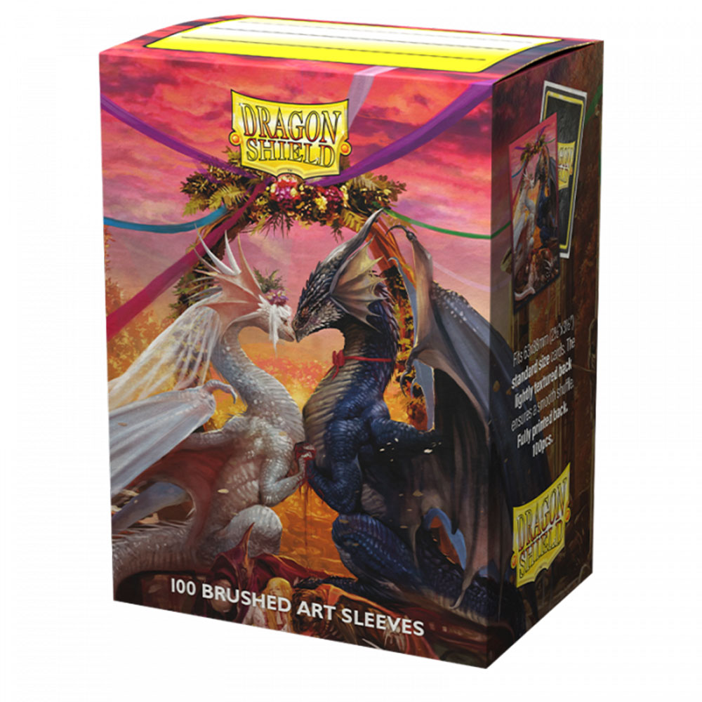 Dragon Shield escovado manga de arte 100pc