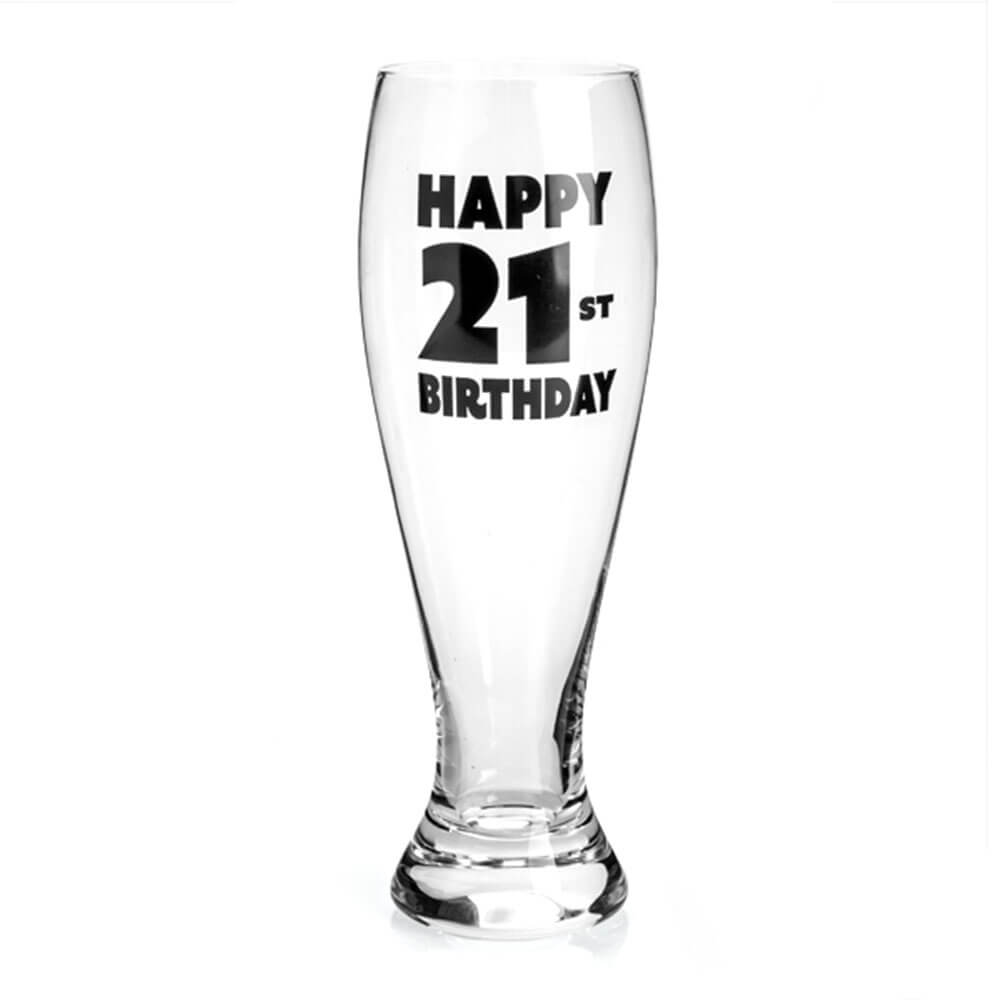 Feliz cumpleaños Pilsner Glass