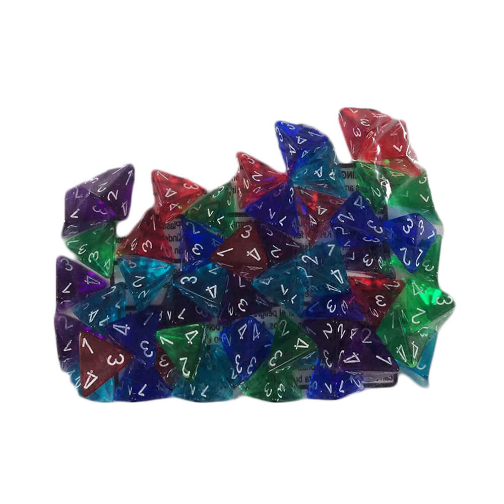 Chessex bulkpose med gjennomsiktig terning