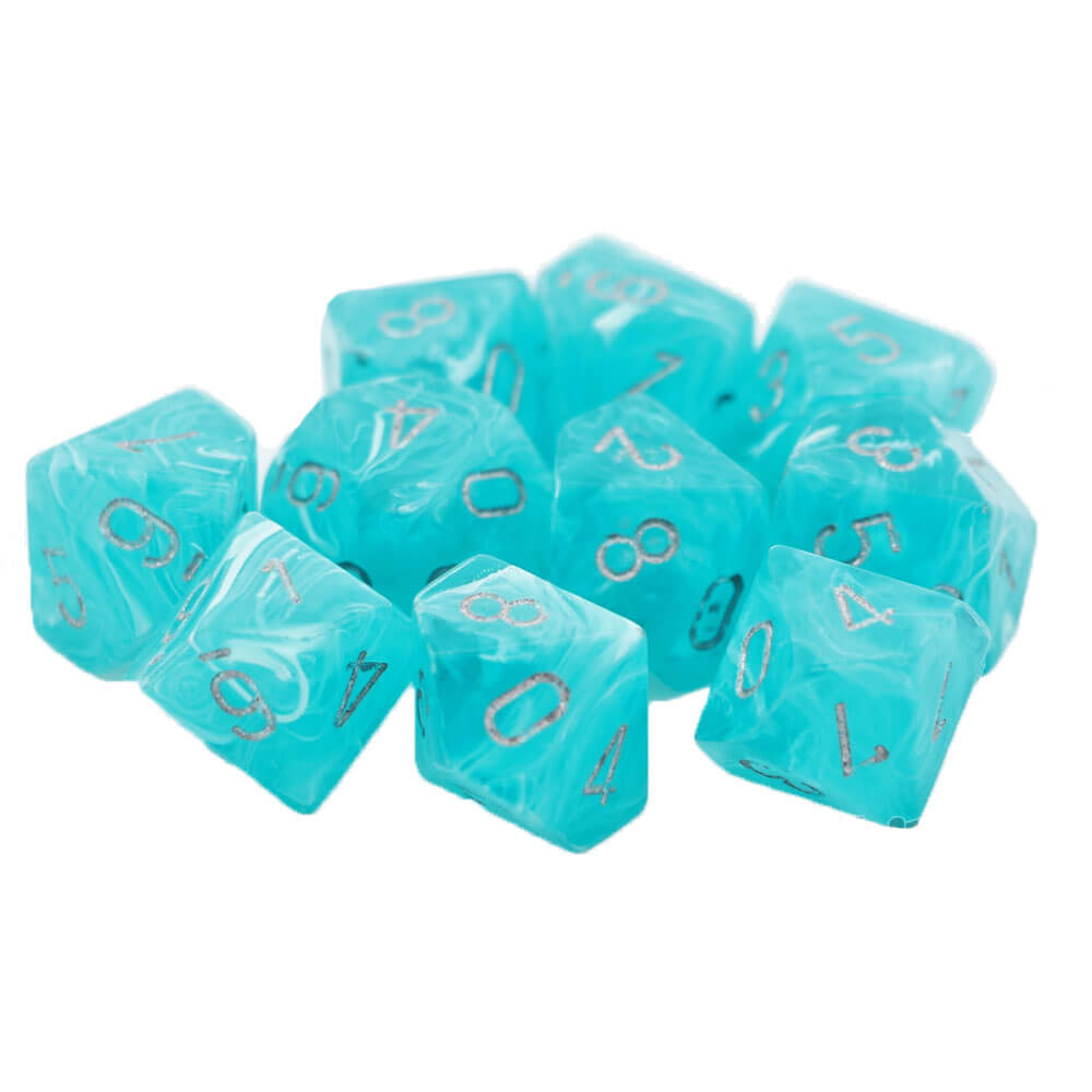 Chessex D10 Polyhedral 10-Die Cirrus