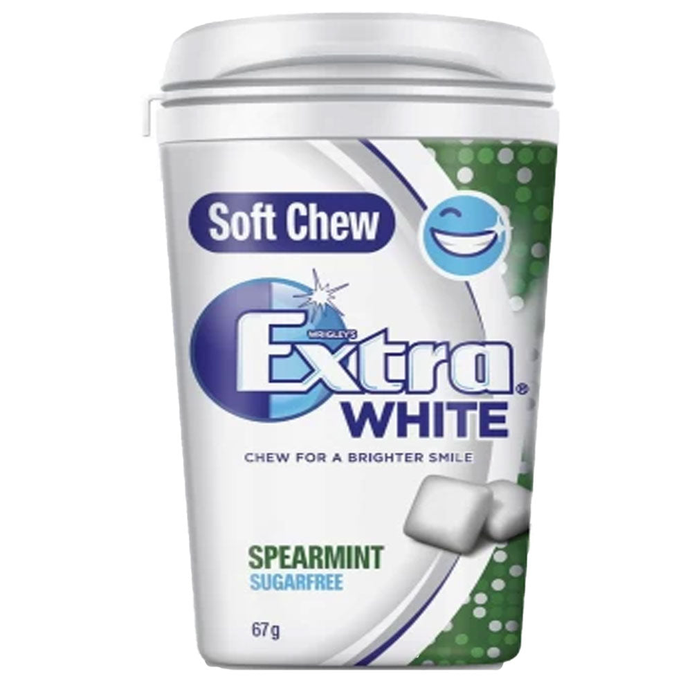 Tiras de chicle suave extra blanco