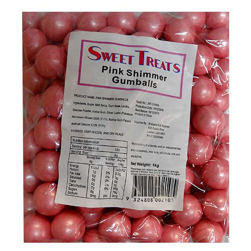 Sweet Treats Shimmer Gumballs Bulk1kg